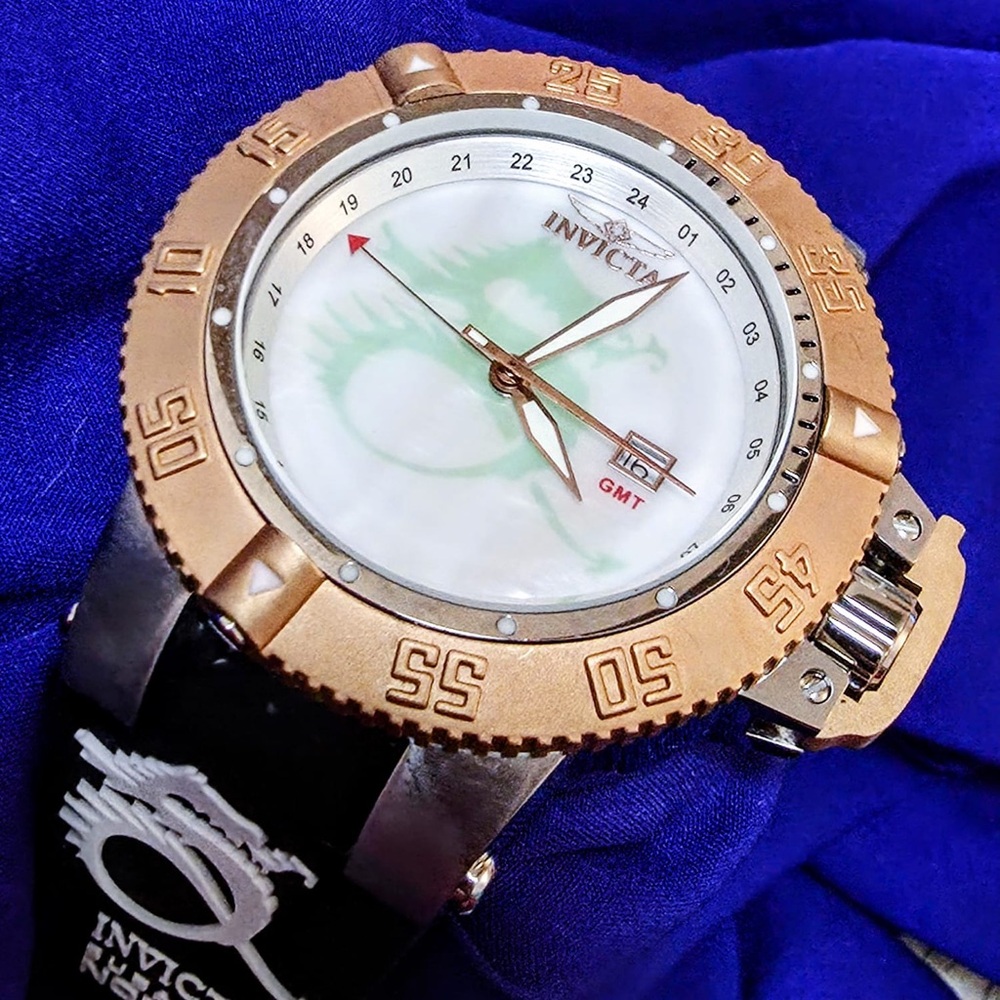 Invicta Subaqua GMT 13913 Sports 50mm Mens Watch EUC